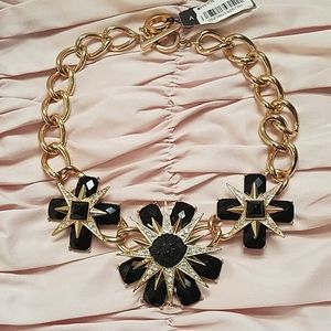 NWT Anne Klein starburst lion statement necklace